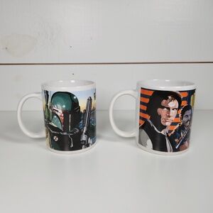 Star Wars Galerie Coffee Mug Set Han Solo Chewbacca Boba Fett Greedo 2014